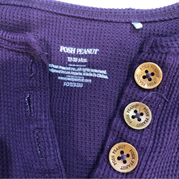 Posh peanut bamboo onesie 12-18 months. Like new! - Picture 2 of 2